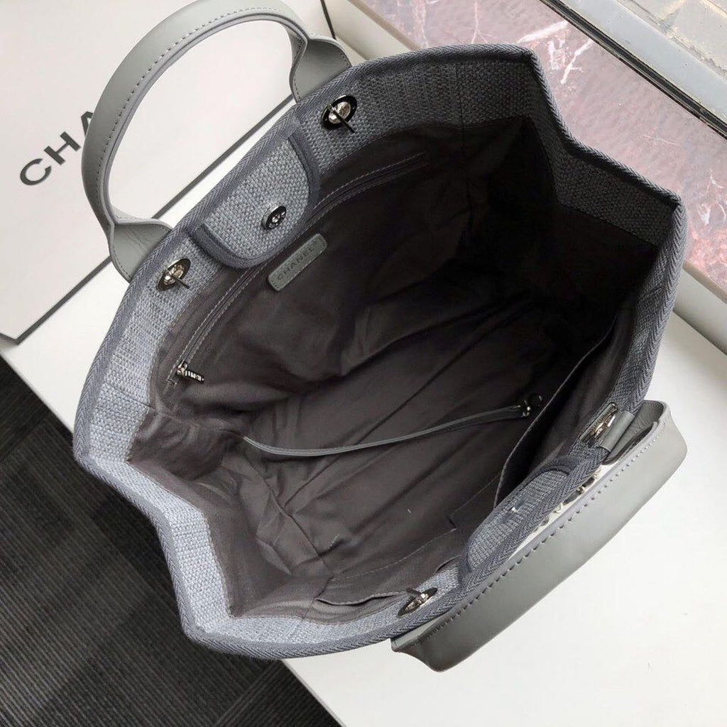 CHL - Small Shopping Bag SilLusso Official - Hardware Grey For Women Handbags, Shoulder Bags 15.2in/39LO AS3257