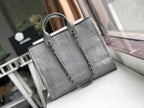 CHL - Small Shopping Bag SilLusso Official - Hardware Grey For Women Handbags, Shoulder Bags 15.2in/39LO AS3257
