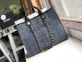 CHL -  Deauville Tote 38LO Blue/Black For Women A66941