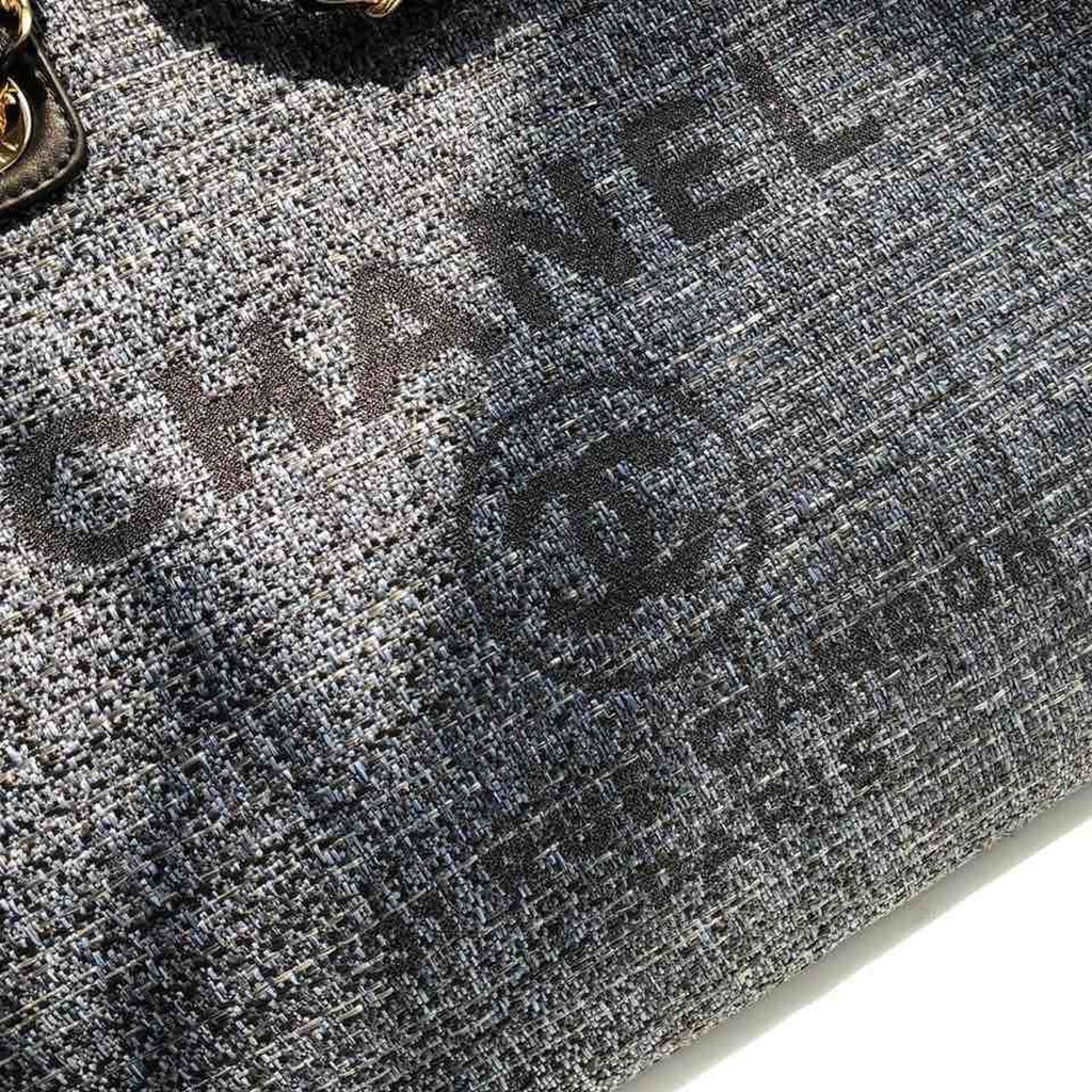 CHL -  Deauville Tote 38LO Blue/Black For Women A66941