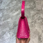 BLN-Ciaga Hourglass Handbag In Dark Pink, For Women,  Bags 9.8in/25LO