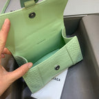 BLN-Ciaga Hourglass XS Handbag In Light Green, For Women,  Bags 7.4in/19LO