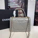 CHL - Trendy CHL - Maxi Top Handle Bag Grey For Women 9.8in/25LO