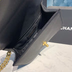CHL - Mini Boy HandBag Black For Women HandBag, Shoulder And Crossbody Bags 7.8in/20LO