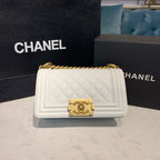 CHL - Small Boy Handbag White For Women Bags, Shoulder And Crossbody Bags 7.8in/20LO A67085