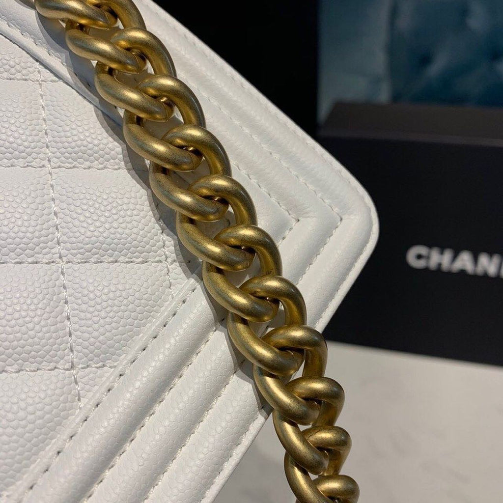CHL - Small Boy Handbag White For Women Bags, Shoulder And Crossbody Bags 7.8in/20LO A67085