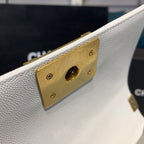 CHL - Small Boy Handbag White For Women Bags, Shoulder And Crossbody Bags 7.8in/20LO A67085
