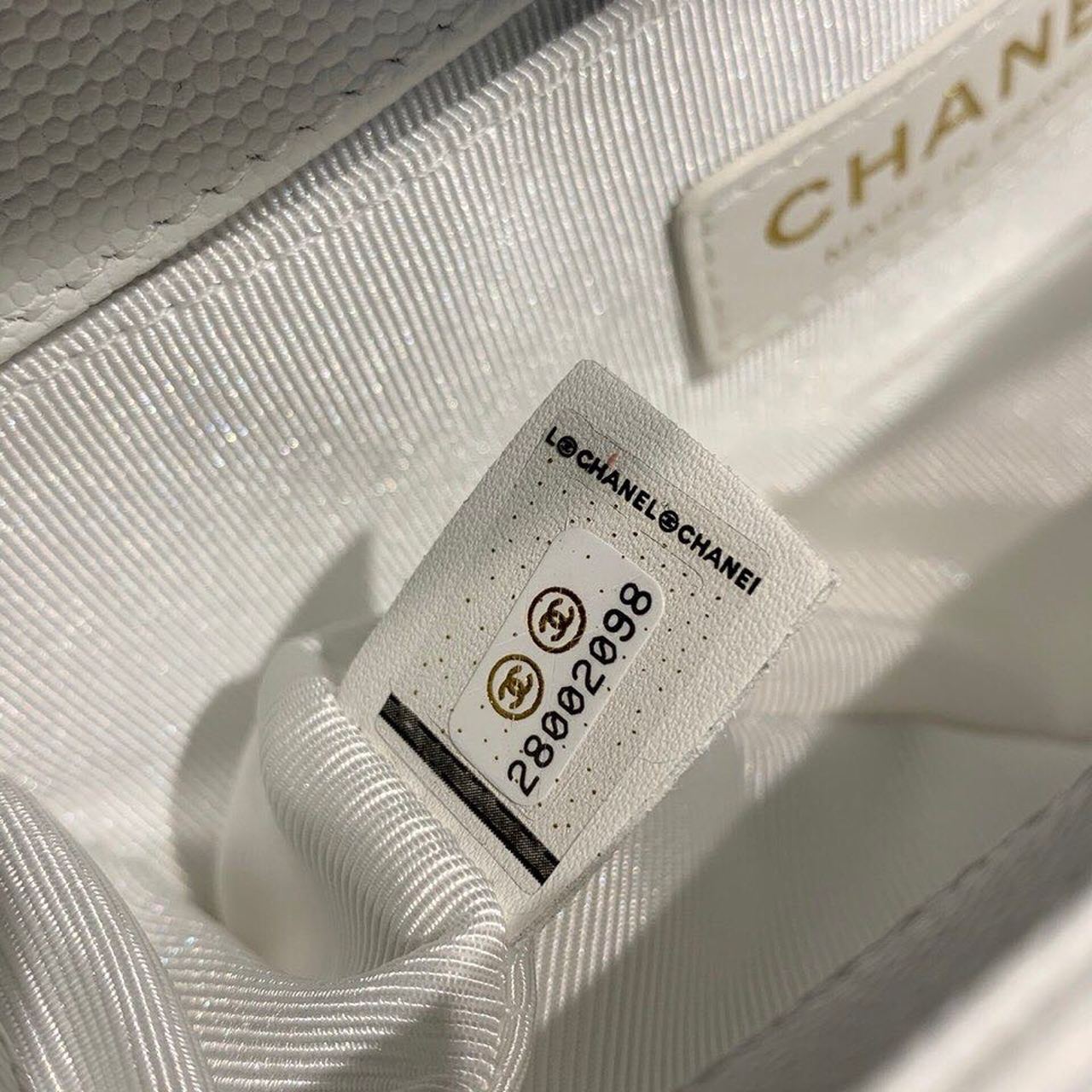 CHL - Small Boy Handbag White For Women Bags, Shoulder And Crossbody Bags 7.8in/20LO A67085