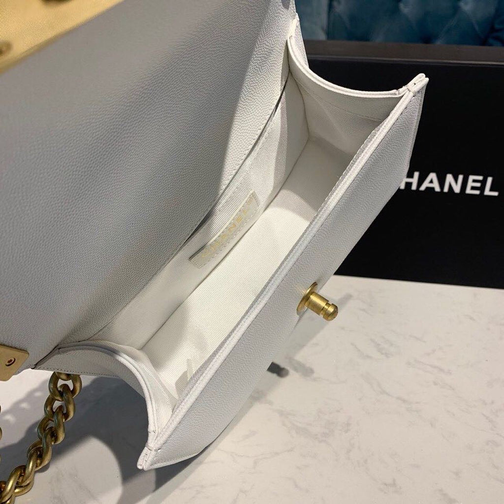 CHL - Small Boy Handbag White For Women Bags, Shoulder And Crossbody Bags 7.8in/20LO A67085
