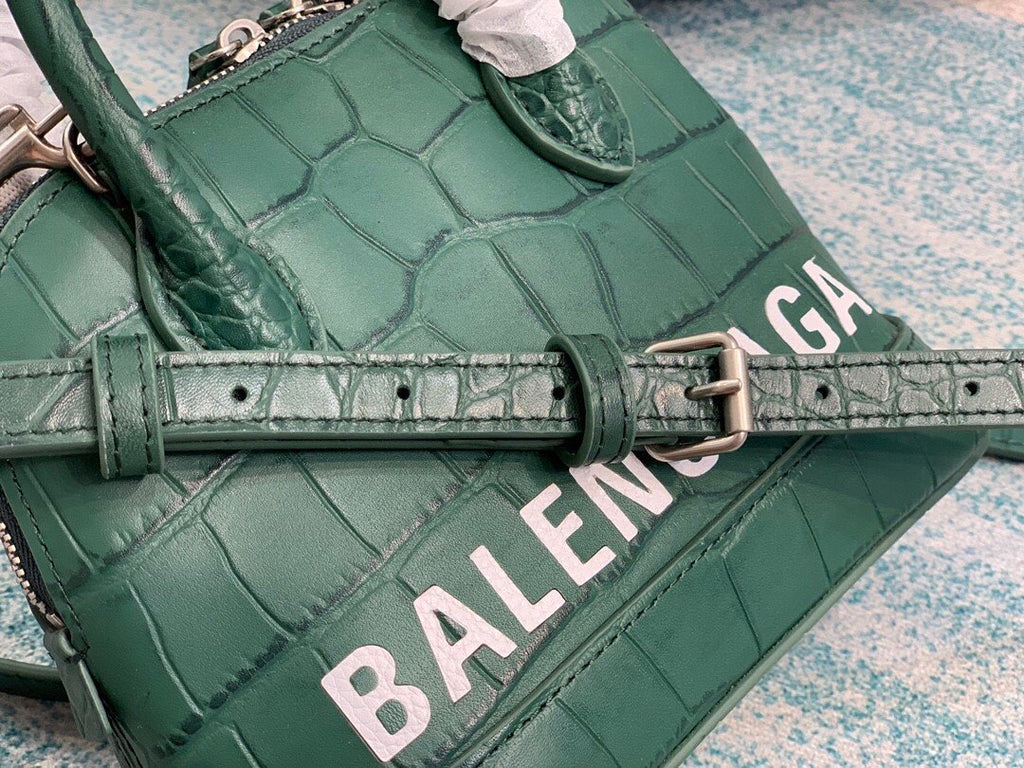BLN-Ciaga Ville Mini Handbag In Dark Green, For Women,  Bags 4.7in/12LO