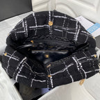 CHL -  22 Handbag Gold Hardware Black For Women Handbags, Shoulder Bags 18.3in/47LO AS3262 B08553 NJ058