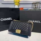CHL -  Boy HandBag Black For Women Bags, Shoulder And Crossbody Bags 9.8in/25LO A67086