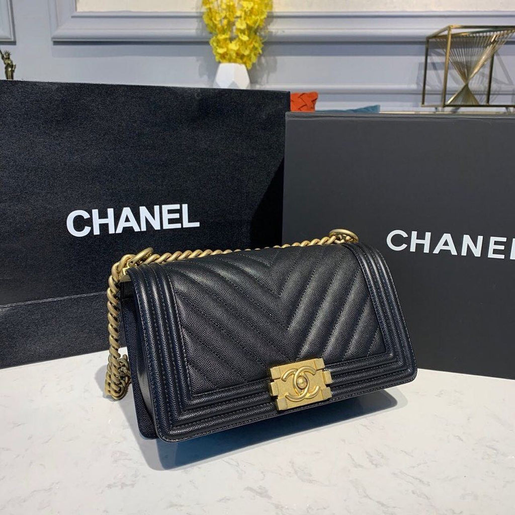 CHL -  Boy HandBag Black For Women Bags, Shoulder And Crossbody Bags 9.8in/25LO A67086