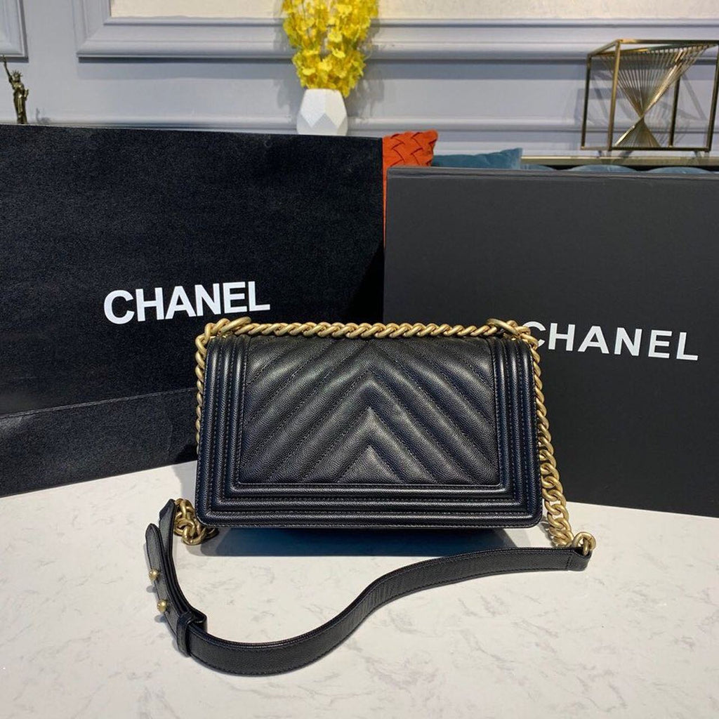 CHL -  Boy HandBag Black For Women Bags, Shoulder And Crossbody Bags 9.8in/25LO A67086