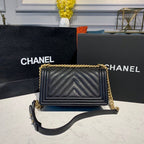 CHL -  Boy HandBag Black For Women Bags, Shoulder And Crossbody Bags 9.8in/25LO A67086
