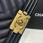 CHL -  Boy HandBag Black For Women Bags, Shoulder And Crossbody Bags 9.8in/25LO A67086