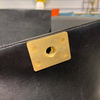 CHL -  Boy Handbag Gold Toned Hardware Black For Women Bags, Shoulder And Crossbody Bags 9.8in/25LO A67086