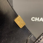 CHL -  Boy Handbag Gold Toned Hardware Black For Women Bags, Shoulder And Crossbody Bags 9.8in/25LO A67086