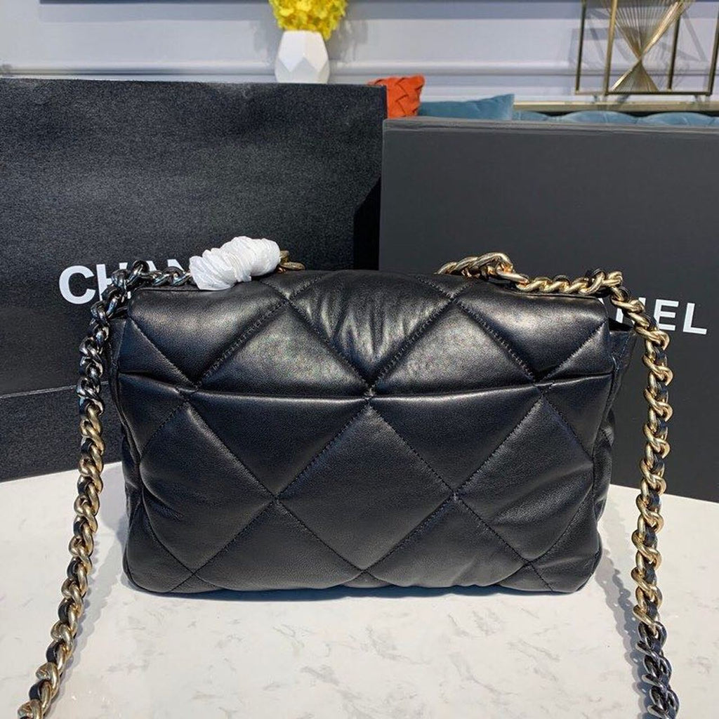 CHL -  19 HandBag Black For Women 11.8in/30LO