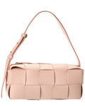 B V  - Brick Cassette Small Maxi Intrecciato Leather Shoulder Bag