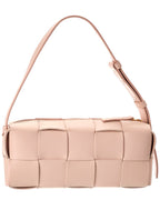 B V  - Brick Cassette Small Maxi Intrecciato Leather Shoulder Bag
