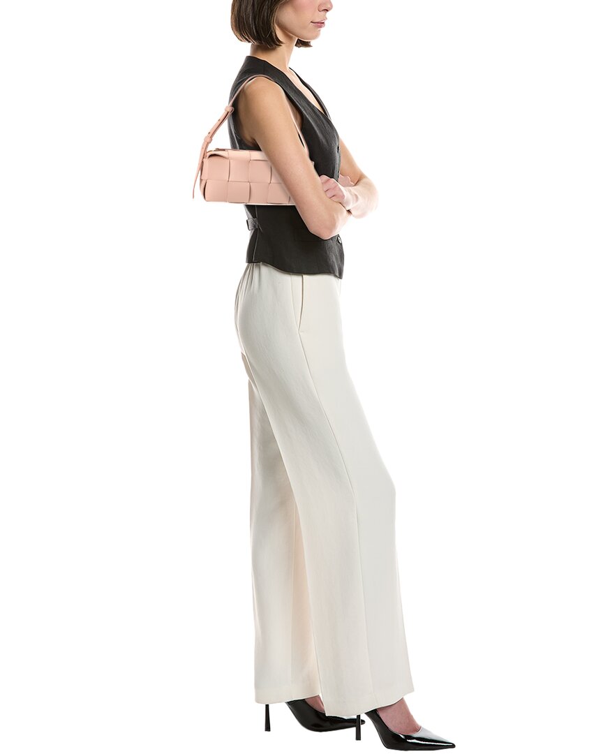 B V  - Brick Cassette Small Maxi Intrecciato Leather Shoulder Bag