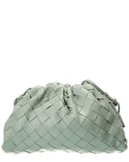 B V  - The Pouch Mini Intrecciato Leather Crossbody
