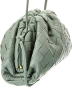 B V  - The Pouch Mini Intrecciato Leather Crossbody