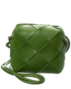 B V  - Cassette Mini Intrecciato Leather Camera Bag