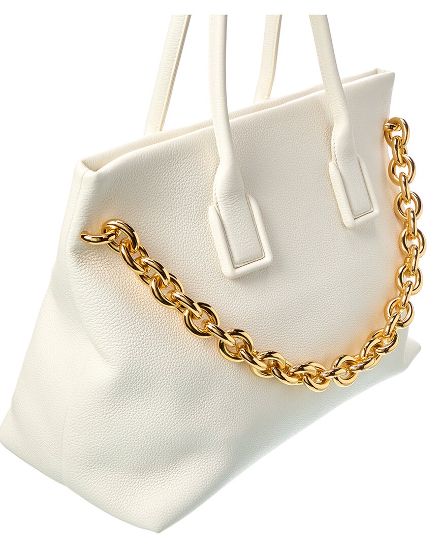 B V  - Chain Leather Tote