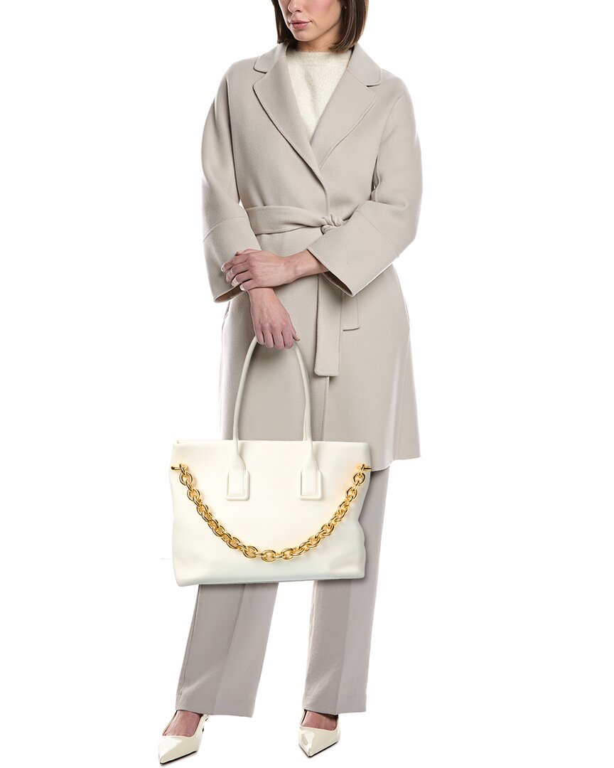 B V  - Chain Leather Tote