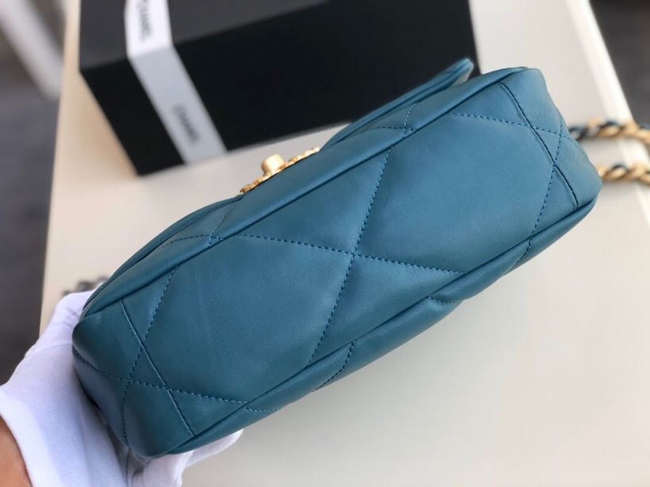CHL -  19 Handbag Teal For Women Bags, Shoulder And Crossbody Bags 10.2in/26LO AS1160
