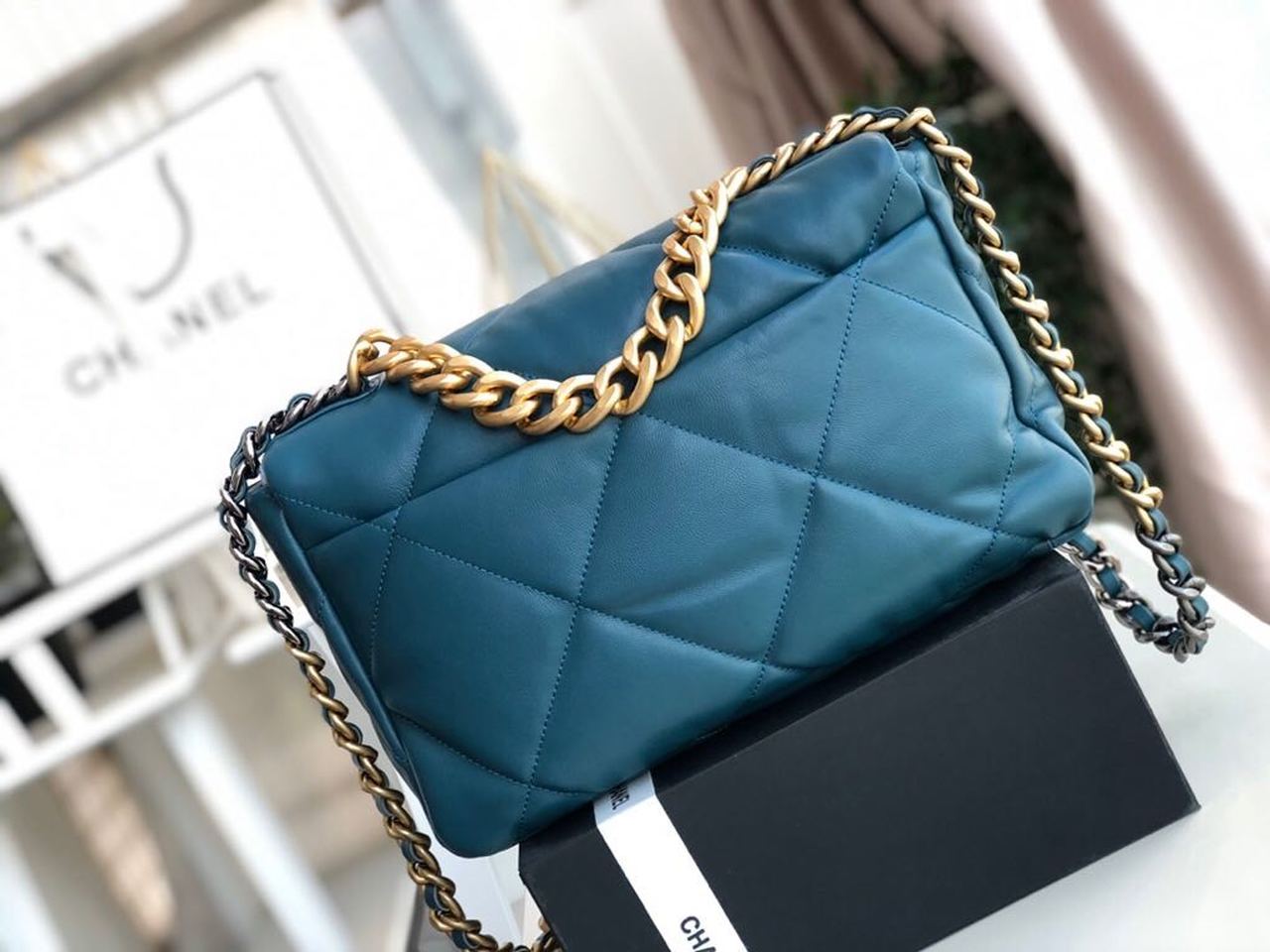 CHL -  19 Large Handbag Teal For Women Bags, Shoulder And Crossbody Bags 11.8in/30LO AS1161