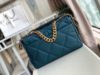 CHL -  19 Maxi Handbag Teal For Women Bags, Shoulder And Crossbody Bags 14in/36LO AS1162