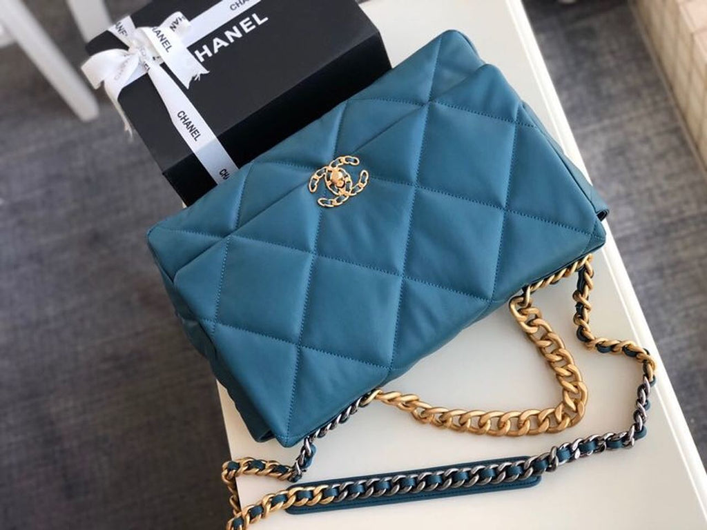 CHL -  19 Maxi Handbag Teal For Women Bags, Shoulder And Crossbody Bags 14in/36LO AS1162