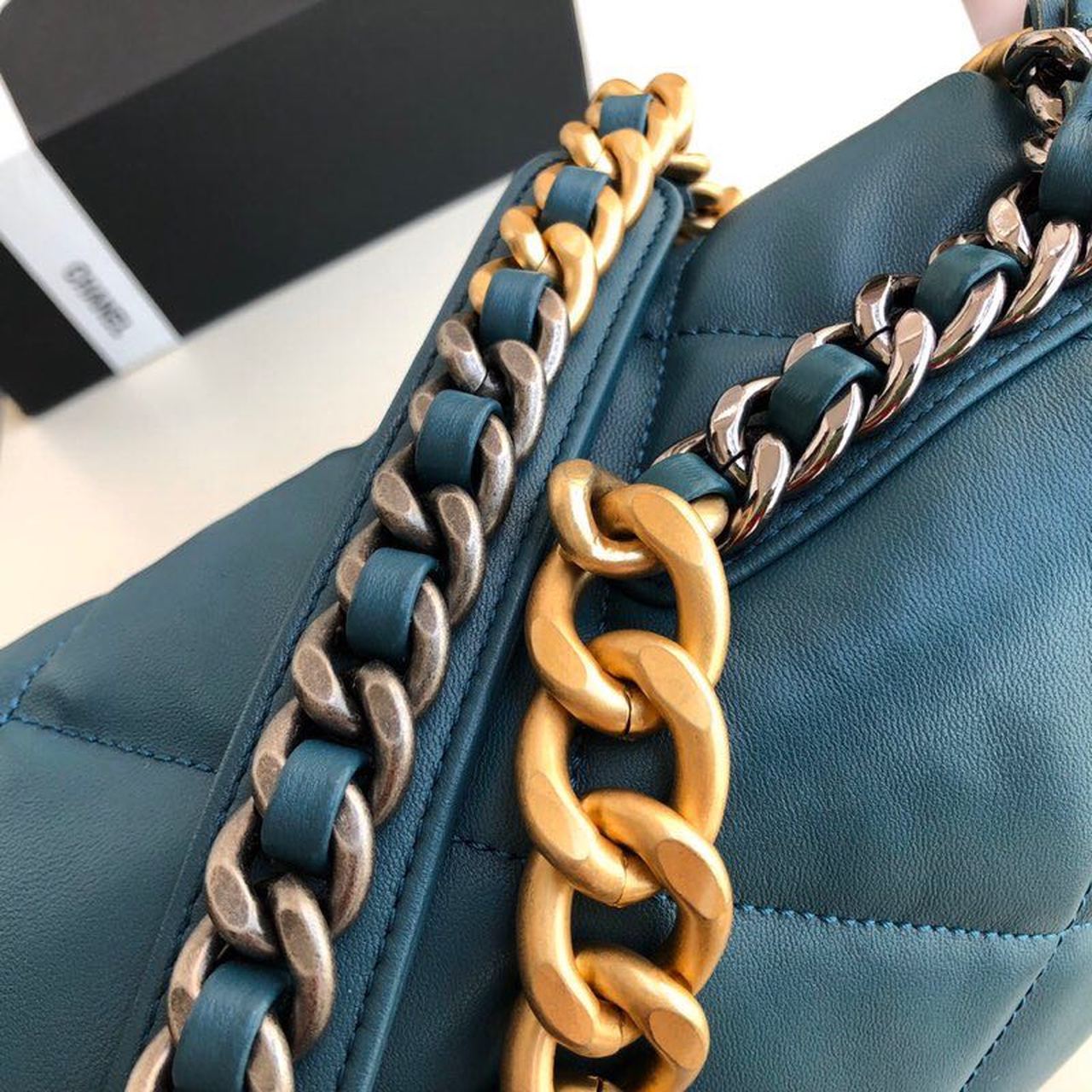 CHL -  19 Maxi Handbag Teal For Women Bags, Shoulder And Crossbody Bags 14in/36LO AS1162