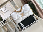 CHL -  19 HandBag White For Women 11.8in/30LO