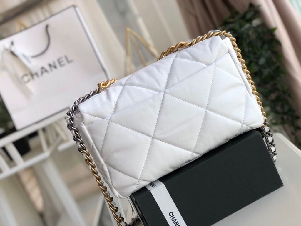 CHL -  19 HandBag White For Women 11.8in/30LO