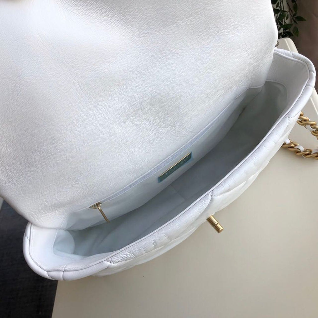 CHL -  19 HandBag White For Women 11.8in/30LO