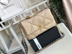 CHL -  19 Flap Bag Beige For Women 10.1in/26LO