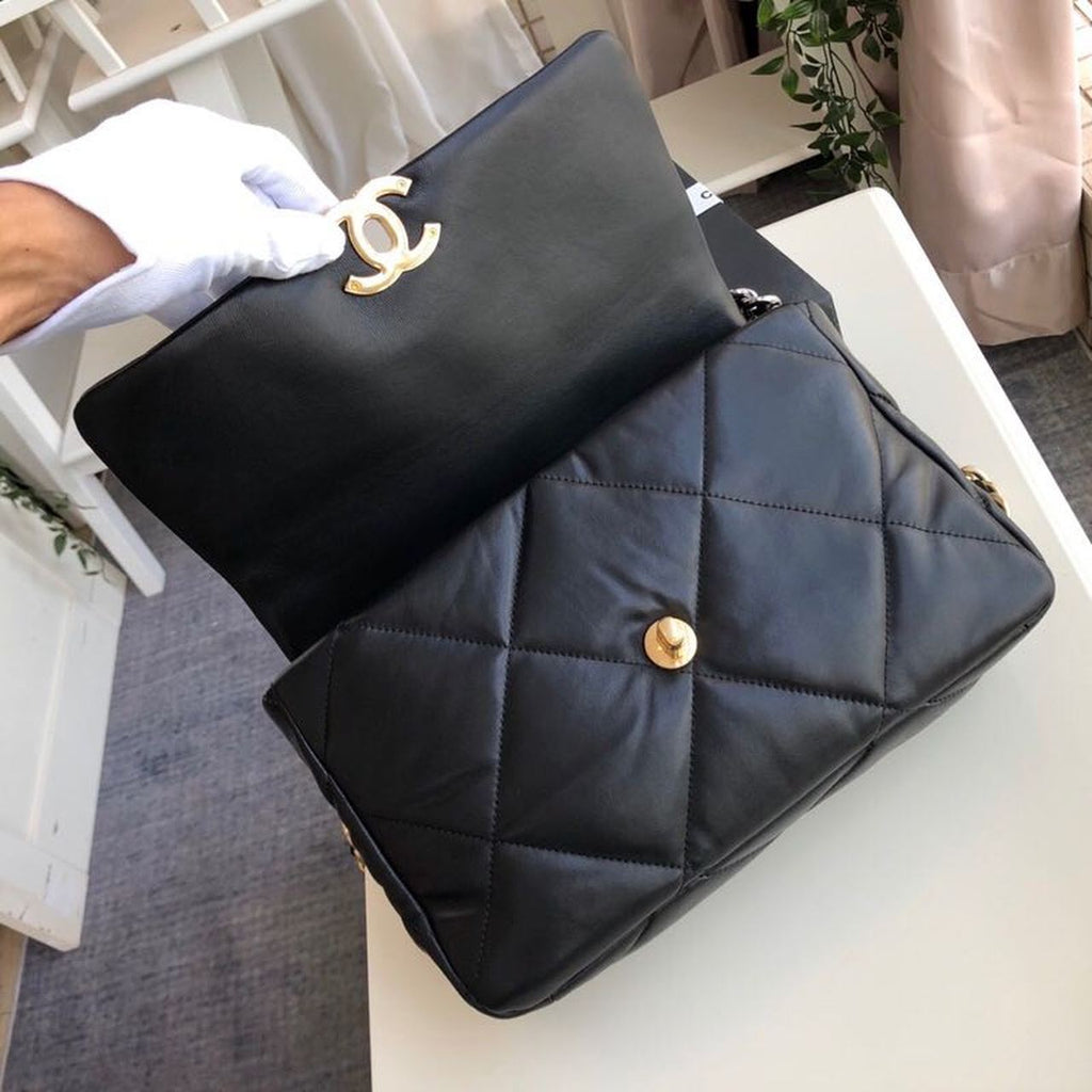 CHL -  19 HandBag Black For Women 11.8in/30LO