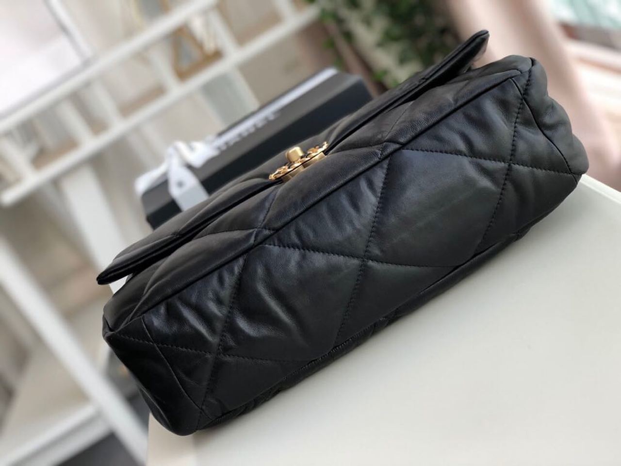 CHL -  19 Maxi Handbag Black For Women Bags, Shoulder And Crossbody Bags 14in/36LO AS1162 B04852 94305