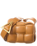 B V  - Candy Padded Cassette Leather Shoulder Bag