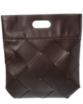 B V  - Maxi Intrecciato Leather Tote
