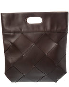 B V  - Maxi Intrecciato Leather Tote