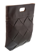 B V  - Maxi Intrecciato Leather Tote
