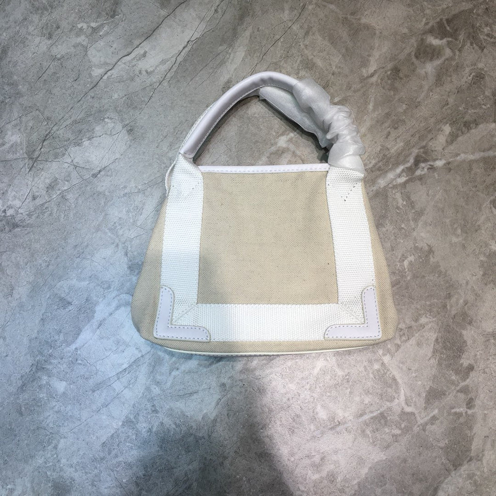 BLN-Ciaga Navy XS Tote Bag In White, For Women,  Bags 12.6in/32LO