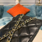 CHL -  Classic Cluth With Chain Black For Women Wallet 7in/18LO AP0990