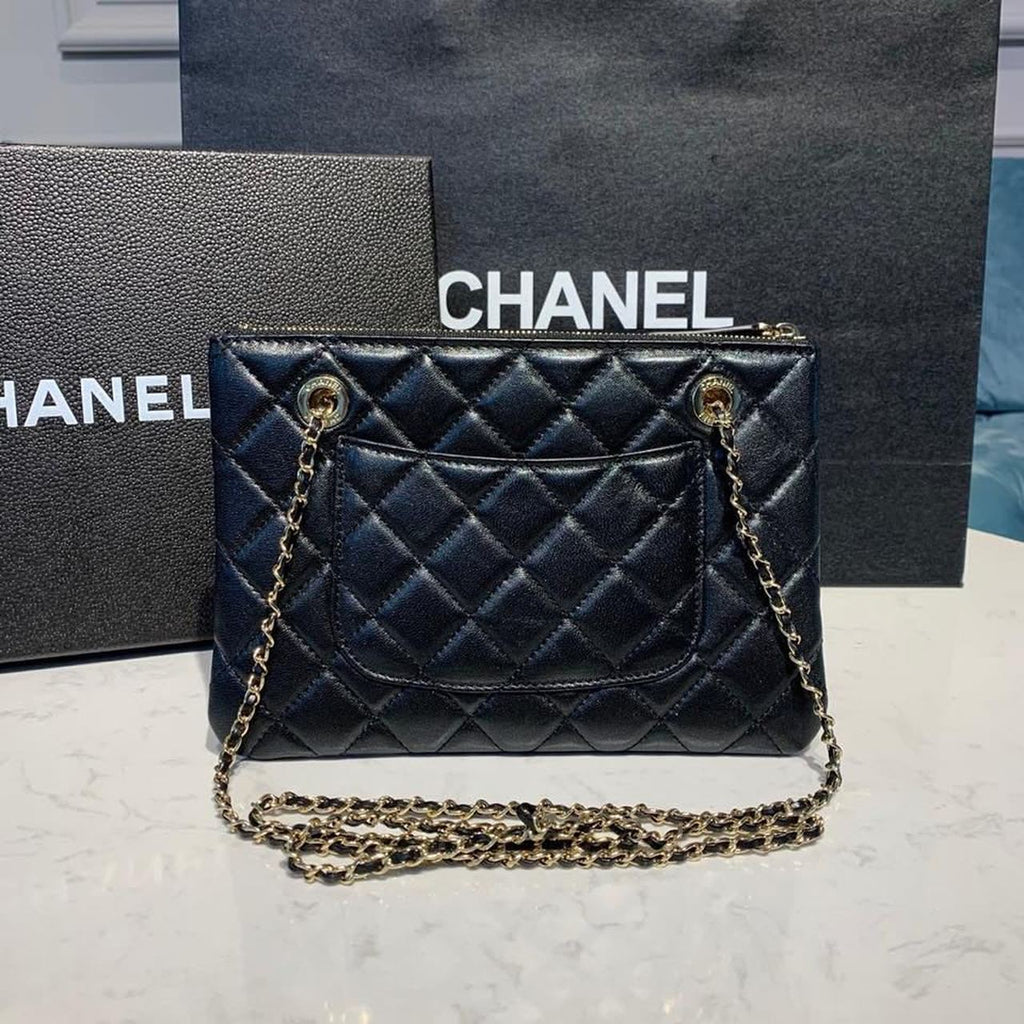 CHL - Small Double Case Bag With Strap Black For Women Bags, Shoulder And Crossbody Bags 9in/23LO AP1074