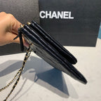 CHL - Small Double Case Bag With Strap Black For Women Bags, Shoulder And Crossbody Bags 9in/23LO AP1074